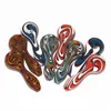 4 inch Glass Pipe Bowl Handmade Smoking Tobacco Hand Pipes Spoon Oil Burner Dry Herb Filter pipes