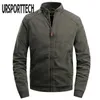 Мужские куртки Ursporttech Jacket Мужчины Осень Зимняя армия военные куртки мужские слои. Повседневная одежда верхней одежды Парка мужская куртка 220829