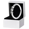 정통 스털링 실버 천체 별 반지 여자 여자 결혼 선물 쥬얼리 원래 상자와 판도라 CZ 다이아몬드 사랑 반지