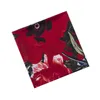 Sarongs Luxury Brand 130cm Bandanna Twill % Silk Scarf Women Square Scarves Kerchief For Ladies Fashion Shawl ponchos y capas mujer T220827