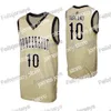 College Basketball 10 Darius Garland Vanderbilt Commodores College Basketball Jersey Darius Garland Blanc Noir Jaune Basketball Maillots