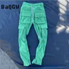 Men's Pants Men's Casual Safari Style Multiple Color Options Stretch-fit Pocket Joggers Drawstring Sweatpants Autumn Male Trousers