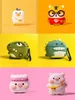 Voor AirPods 1 2 3 AirPod Pro's Cases 3D Avocado Shark Corgi Dog Key Chain Draadloze oortelefoon Bluetooth -headset Case Siliconenafdekking