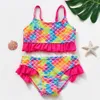 Mädchen-Badeanzug, hochwertige Mädchen-Bademode, zweiteilig, Kinder-Bikini-Set, Biquini Infantil, Badeanzug für Kinder