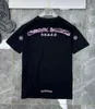 Erkek Tişörtler Lüks Klasik Erkek Tişörtler CH Marka Moda Erkekler Sanskrit Mektup T-Shirt At Nallar Çapraz Tasarımcı Tshirts Man hip hop kazak yaz gevşek IUJ0