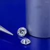 الماس فضفاض 2pcs 5mm ij color 0.5 قيراط مختبر نما الحجر moissanite ممتاز Round Round VVS1 المواد الماس المادة للسيدات الهدية