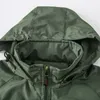 Herren Jacken Herbst Männer Wasserdichte Militär Shark Haut Soft Shell Outdoor Outwears Mode Windjacke Mit Kapuze Mäntel Männlich 220829