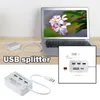 Mini USB Hub 3.0 Multi Card Reader ad alta velocità con Ms/sd/m2/tf 3 porte Splitter Cover per laptop R0h7