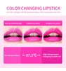 6 Farben Magic Lipstick Temperatur Farbwechsel Lip Stain Gloss Feuchtigkeitsspendender und langlebiger wasserdichter Lippenbalsam