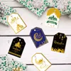 Party Decoration 48/96Pcs Muslim Eid Mubarak Tag Ramadan Festival Gift Bag Boxes Hang Tags Decor Star Moon Small Supplies