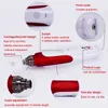 Kit d'outils de beauté pour stylo micro-aiguille électrique automatique à 5 vitesses Microneedling professionnel pour les soins de la peau