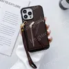 Fashion Designer Wallet Phone Cases for iphone 15 15pro 14 14pro 13 13pro 12 12pro 11 pro max XS XR Xsmax 7 8plus Leather Card Holder Luxury Cellphone Cover