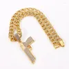 Подвесные ожерелья Hip-Hop Fashion Streetwear Desert Eagle Gun Link Chain Женщины мужчины на шей