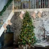 Sublimatie blanco jurlap kousen Xmas open haard hangende kous spaties sokken voor kerstdecoratie diy ambacht