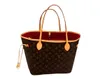 Handbags Purses Genuine Leather Women Tote Bags Purse Fashion Shoulder Bags Flower Checkers Grid Serial Number