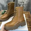 Kurt Patapans Stivali Bulky Jodphur Boot Designer Donna Moda Stivaletti in pelle alla caviglia Scarpe invernali classiche in pelle di vitello Taglia 35-40