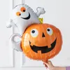 Otros suministros para fiestas de eventos 1 pieza Globos de papel de aluminio Globos de helio Decoración de Halloween para el hogar Exterior Murciélago Araña Bruja Calabaza Decoraciones Año 220829