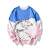 Maglioni da uomo Maglione brutto Modello astratto gatto domestico Maglioni Harajuku Pullover Divertenti felpe in maglia Abbigliamento invernale Abbigliamento firmato 220829