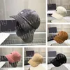 Cashmere Baseball Cap Letter Sport Cap Autumn Outdoor Snapback Hat Designer Justerbara golflock