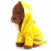 Vêtements pour chiens imperméable veste imperméable pour animaux de compagnie vêtements résistants à l'eau M/L sweat à capuche chiot manteau de pluie pour chiens chats fournitures en plein air