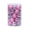 Décorations de Noël Décoration Arbre Boule Plastique Flash Pendentif 34 Pièces Vacances Fête Maison Année Cadeau