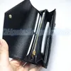Luksusowy projektant męski kawior kawioru długie klasyczne portfele uchwyty paszportowe Klawisz Klucz posiadacza karty Mini koperty Portfee ​​Wit8732850