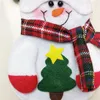 Natale Babbo Natale Coltelli Forchette Borsa Portaposate Tasche Borsa Pupazzo di neve Elk Decorazioni per feste di Natale