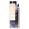 Cartes graphiques M.2 Adaptateur SSD NVME M2 à PCIe 3.0 X16 Contrôleur Mard M Interface Key Support PCI Express X4 2230-2280 Taille