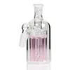 5 inches 14mm 18mm Ash Catcher Hookah for Dab rig pink Glass bong 45 & 90 Smoke Accessories Mixed Color with arm tree Perc Tobacco Accessory