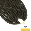 14 インチかぎ針編み三つ編みボックス三つ編みヘア女神の髪 12 ストランド/個髪編組黒人女性 LS21