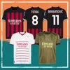 22/23 AC Milans Ibrahimovic Giroud Soccer Jerseys 2022 Theo Brahim Tonali Shirt Romagnoli R.Leao S.Castillejo Kessie Saelemeekers Football Uniform