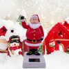 Decorazioni interne Ornamenti per auto Decorazioni per auto domestiche Cruscotto Giocattoli Altalena solare Bambola che scuote la testa Decorazione di Babbo Natale