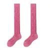 Acessórios para meias para mulheres de luxo New masculino Designer de lã de algodão Letter Classic Letter confortável ajuste de alta qualidade Tendência de meias longas com caixa 333