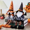 Другое мероприятие вечеринка поставляет Хэллоуин украшение безличальной кукол, ведьма, длинная нога, высокая шляпа, карликовая кукла дома украшения украшения детский подарок 220829