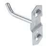 Hooks 1pc Hole Board Hook Steel Pendant Oblique Hanger Hardware Tools Hammer/Pliers Wall Mount 25/50/75/100/150/200mm Storage Rack