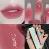 Lipgloss 6 Farben Feuchtigkeitsspendende Spiegelkosmetik Langanhaltender flüssiger Lippenstift Reduzieren Sie die Linie Glasur Lippen Tönung Koreanisches Make-up