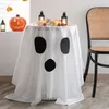 Altri articoli per feste per eventi Halloween Fantasma Stampa Tovaglia rotonda Zucca Ragnatela Tovaglia Vacanze Horror Puntelli Set Halloween Decorazione domestica fai da te 220829