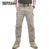 TACVASEN IX9 CITY PANTAL TACTICAL MENS Multi poches Cargo Military Combat Cotton Pant Swat Army Casual Colders Randonnée 220719