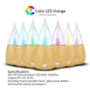 Fragrance Lamps Waterless Pure Essential Oil Diffuser Wood Glass Vaporizer Aroma Nebulizer