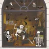 Party Decoration Other Event Party Supplies 4Sheets Halloween Window Clings Decorations Decals Pumpkin Ghost Spooky Spider Bat Window Stickers Kids