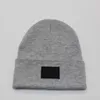 Gorros de invierno para mujer y hombre, gorro tejido de Color sólido, gorros para niña, gorro cálido para invierno, gorros informales