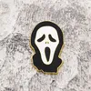 Car Sticker Halloween Decor Scream Ghost Skull Emblem Auto Badge Motorcycle Decal For Auto Styling Decoration