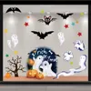 Andere evenementenfeestjes Pumpkin Wicth Ghost Wall Sticker Happy Halloween Party Decoration Room verwijderbare stickers Home Decor Window Decal 220829