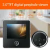 Dörrklockor 3 "Skärmvideo Peephole för dörrkamera Infraröd natt Vision Eye Doorbell Electronic Smart Home Viewer