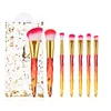 7st Nyb￶rjare Makeup Brush Sats Full Face Cosmetic Brushes for Foundation Eyeshadow Blush