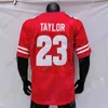 American College Football Wear American College Football Wear Wisconsin Badgers Football Jersey NCAA College Melvin Gordon T.J. Watt Jack Coan Jonathan Taylor Qui