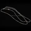 Chains Sier Stainless Steel Chain Necklace Wholesal 1.5Mm 2Mm M O Chains Fit Diy Pendant Jewelry Making Bk Drop Delivery 20 Mjfashion Dhr5W