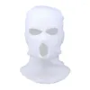 Bérets masque de ski tricoté couverture de visage hiver cagoule complète pour les sports de plein air CS trois 3 trous bonnet en tricot