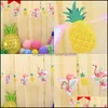 Banner Flags String Of Flags Atmosphere Arrangement Party Decorate Banner White Cardboard Pine Pennant Drop Delivery 2021 Carshop2006 Dhe3T