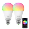 US Stock 10W Lights Bulbs B22 E27 Kleur Veranderende WiFi LED-lamp 2700K-6500K RGBCW Dimbare Smart Bulbs LED's Licht Alexa Home For Party Bar KTV